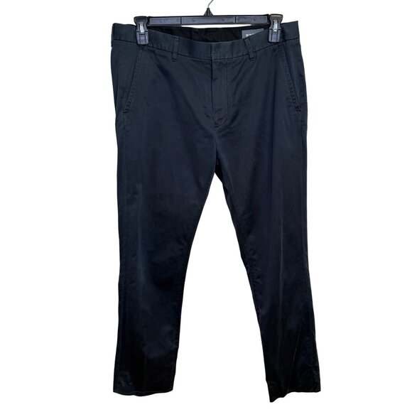 Bonobos Weekday Warrior Tuesday Slim Tailored Mens Chino Pants Dark Gray 34x32 - Picture 1 of 12